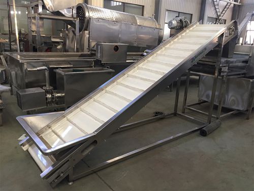Inclined belt conveyor