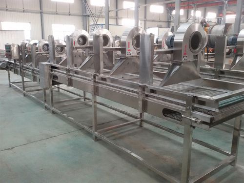 Air knife dewatering machine