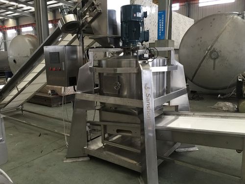 Automatic centrifugal dewatering machine