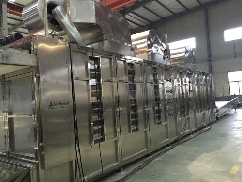 Five-layer belt dryer