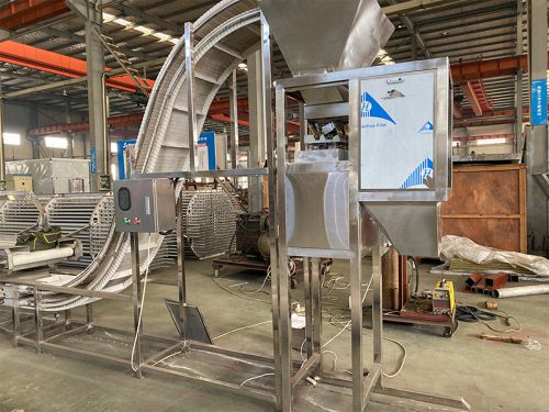 Weigh filling machine