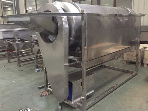 Rotary drum deblocking machine