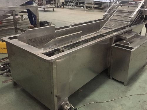 Vegetable bubble washer