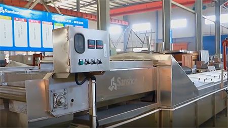 Belt Type Hot Water Blancher